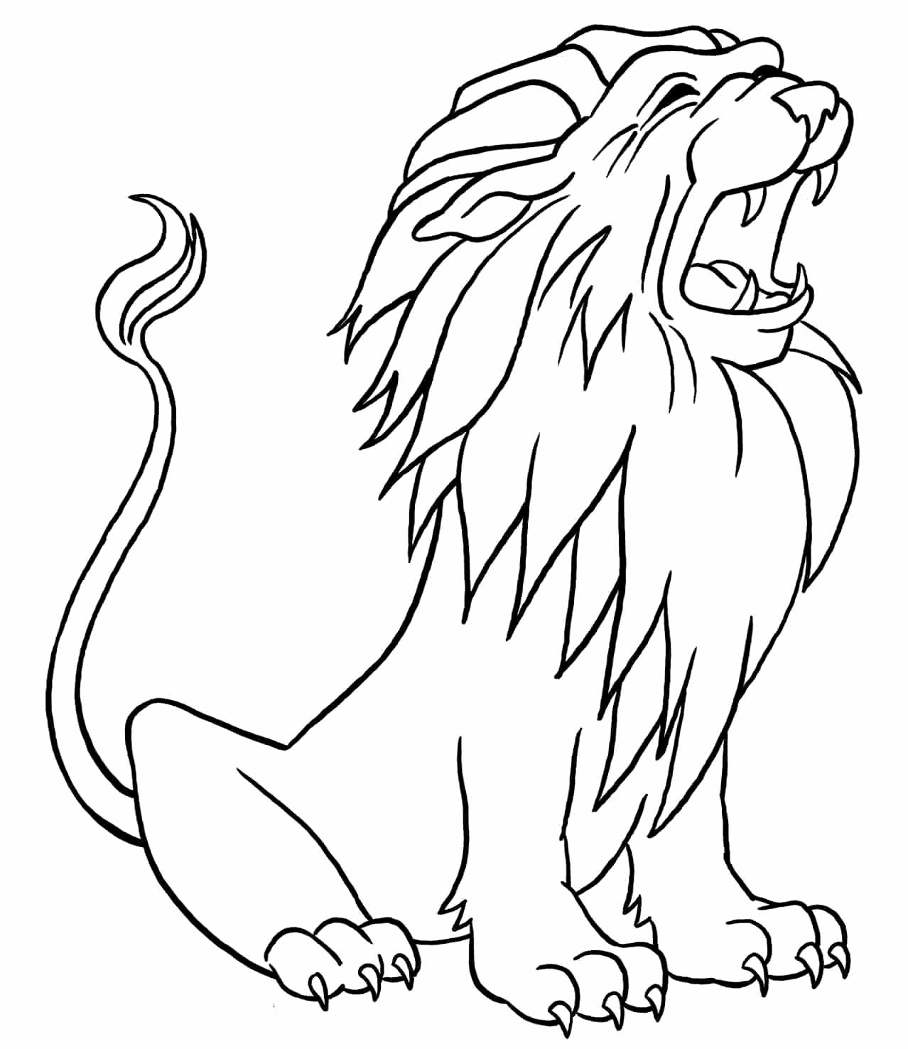 Coloriage de Lion