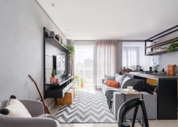 Appartement loué de 50 m² subit une transformation rapide