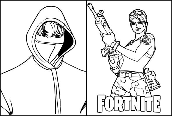 Coloriages, dessins et images Fortnite