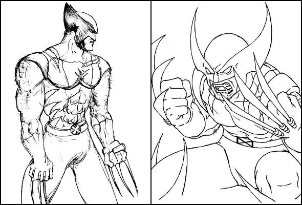 Coloriages Wolverine