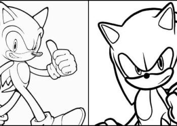 Coloriage Sonic