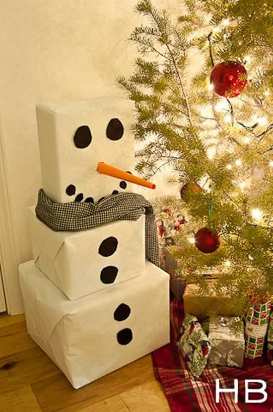 bonhomme de neige avec du papier