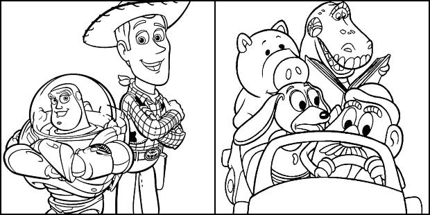 Coloriages de Toy Story à imprimer et colorier