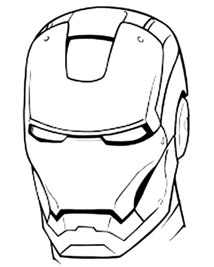 Image d'Iron Man à peindre