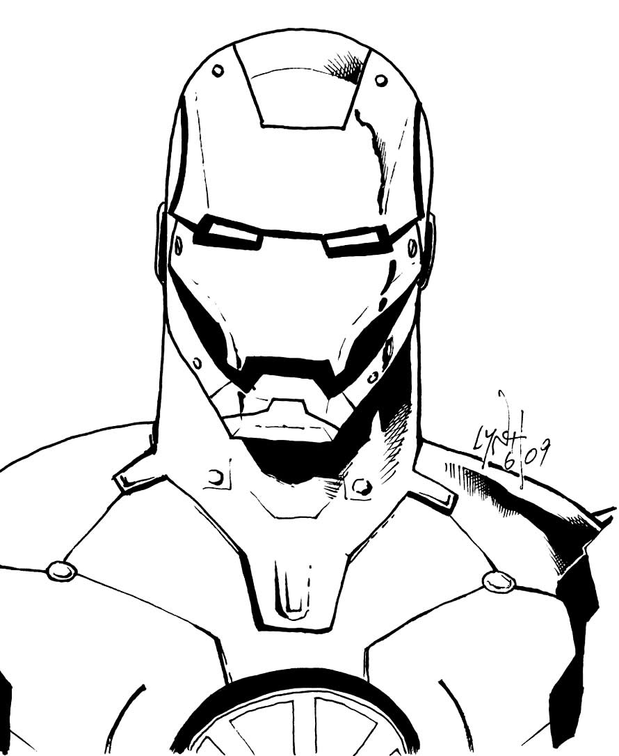 Coloriage Iron Man