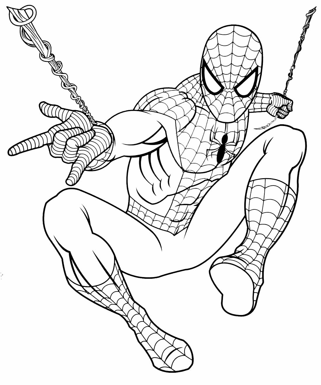 Coloriage de Spiderman