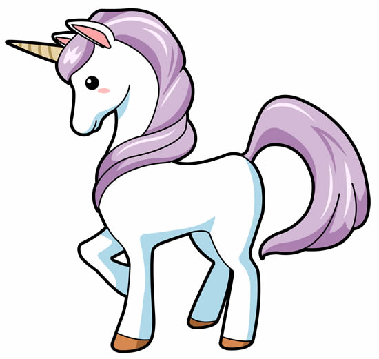 Beau dessin de licorne