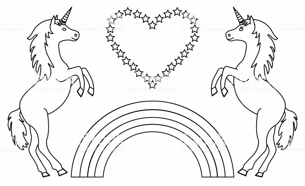 Coloriage licorne