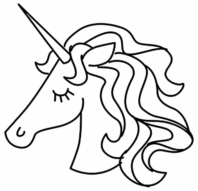 Coloriage licorne