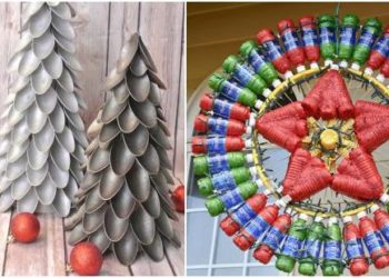 Décoration de Noël avec ferraille