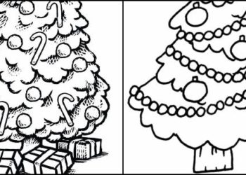 Moules de sapin de Noël à peindre et colorer