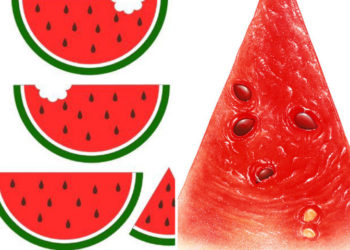 Dessins et moules de pastèque à imprimer