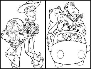 Coloriages de Toy Story à imprimer et colorier