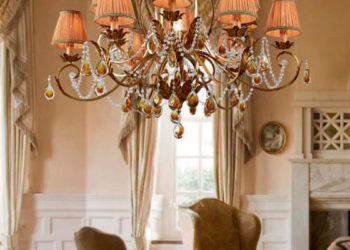 Lustres forgés à l’intérieur de styles différents: 12 photos