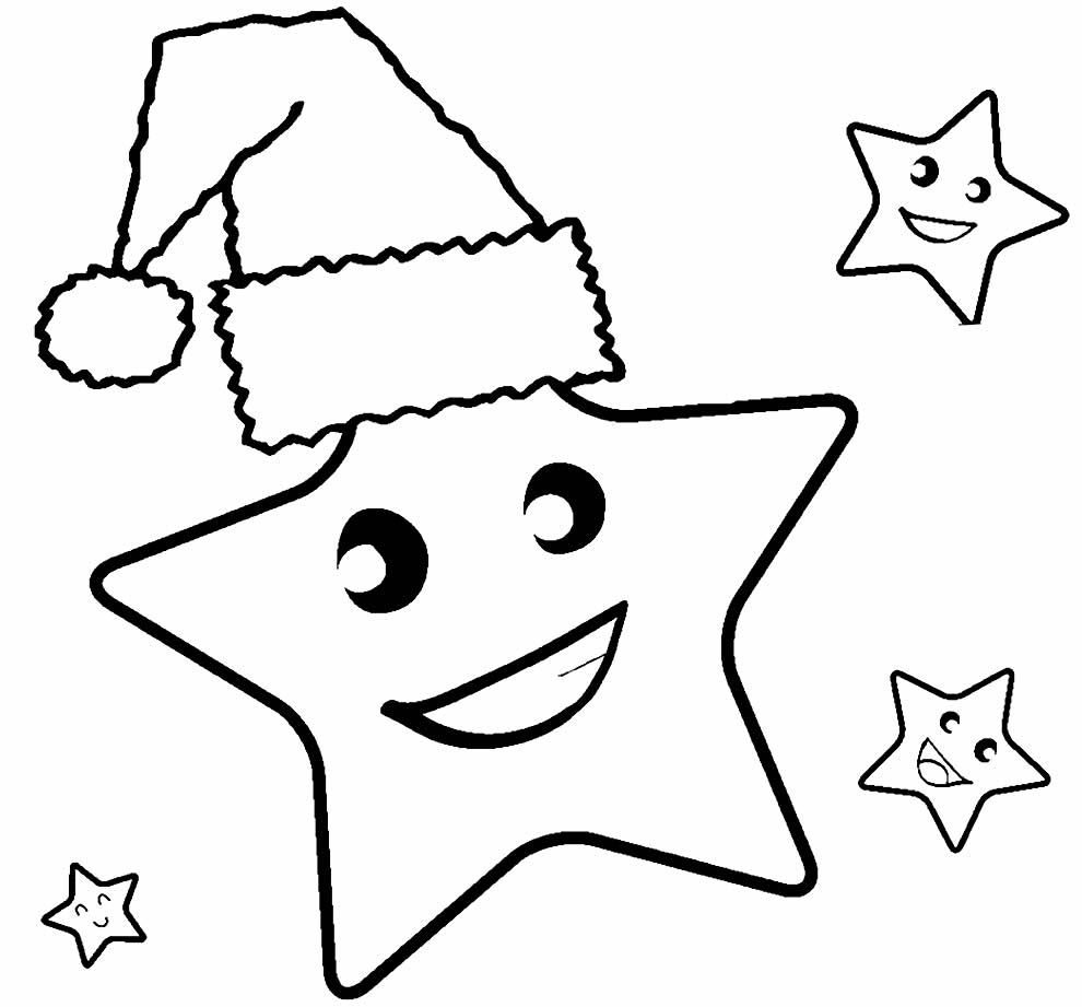 Coloriage étoile de Noël – Maison Bonte  Votre Guide & Magazine