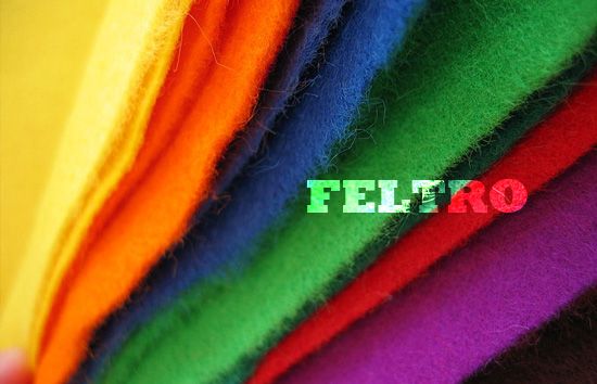 feltro_cores_e_usos Exemples d'artisanat en feutre