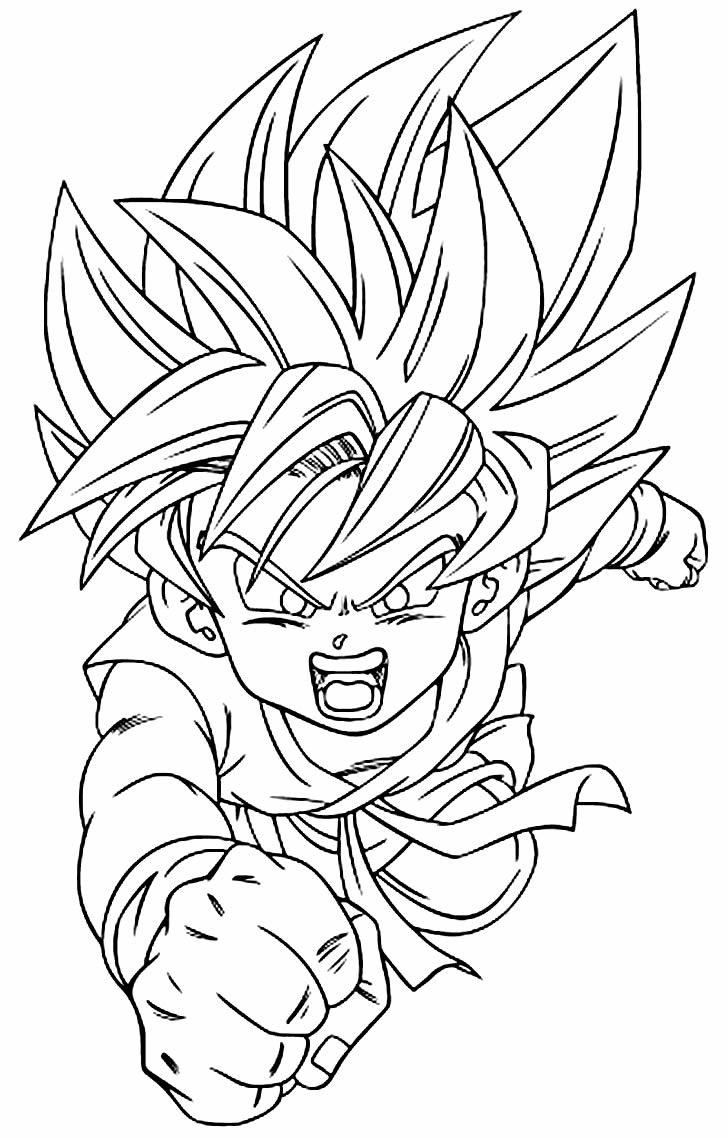 Coloriage de Goku