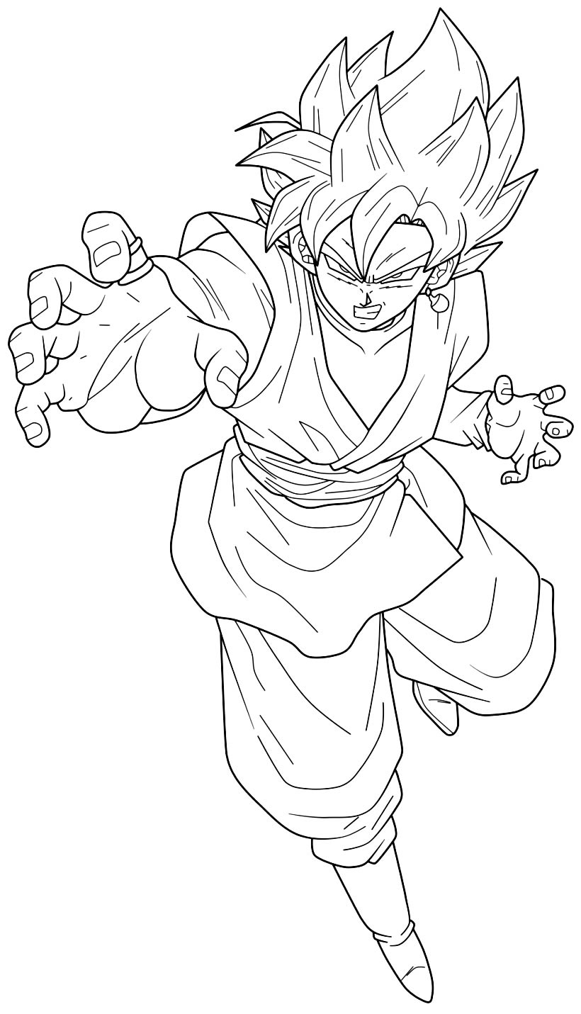 Coloriage de Goku