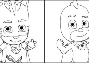 Coloriage de Pyjamasques à imprimer et colorier