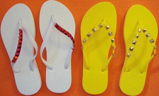 sandales hawaïennes sur mesure-faites-vous-personnaliser-sandales-punaises-étape-par-étape