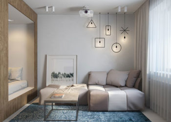 Intérieur d’un studio jusqu’à 30 m2: deux exemples