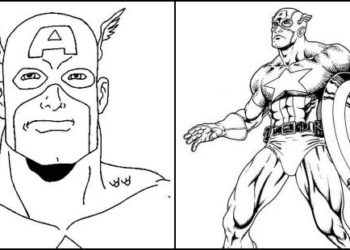 Coloriage de Captain America