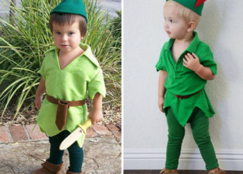 Costume enfant Peter Pan étape par étape