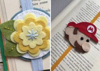 Marque de page en feutre: comment faire