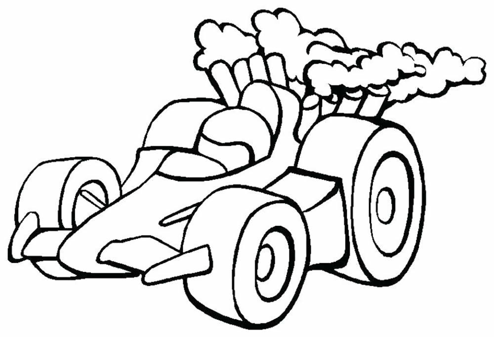 Coloriage de voiture à imprimer et colorier