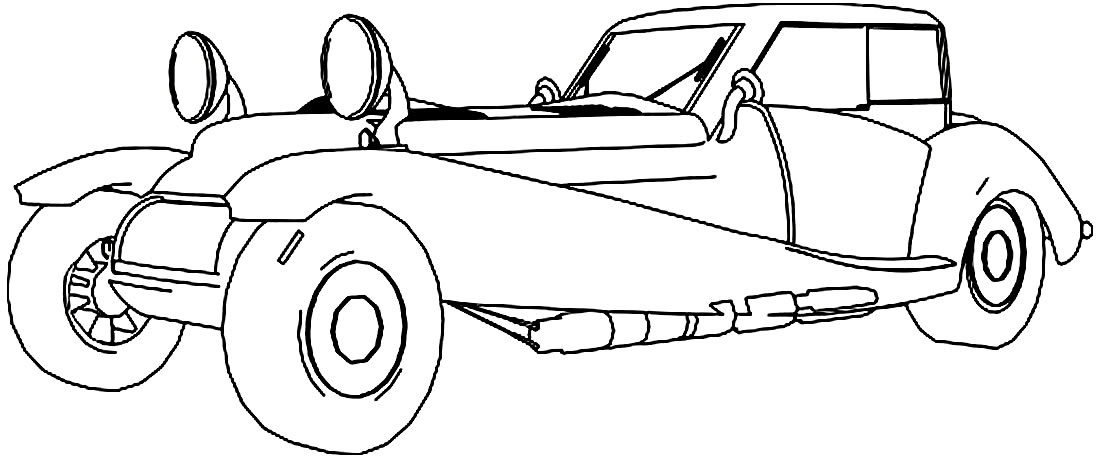 Coloriage de voiture