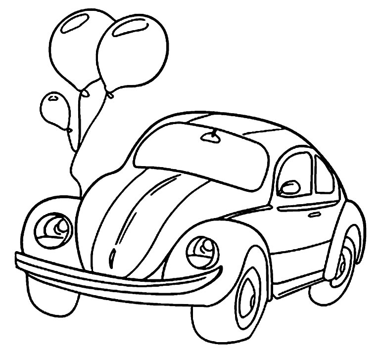 Coloriage de voiture