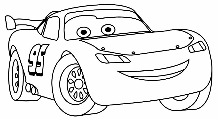 Dessin de voiture à peindre et imprimer