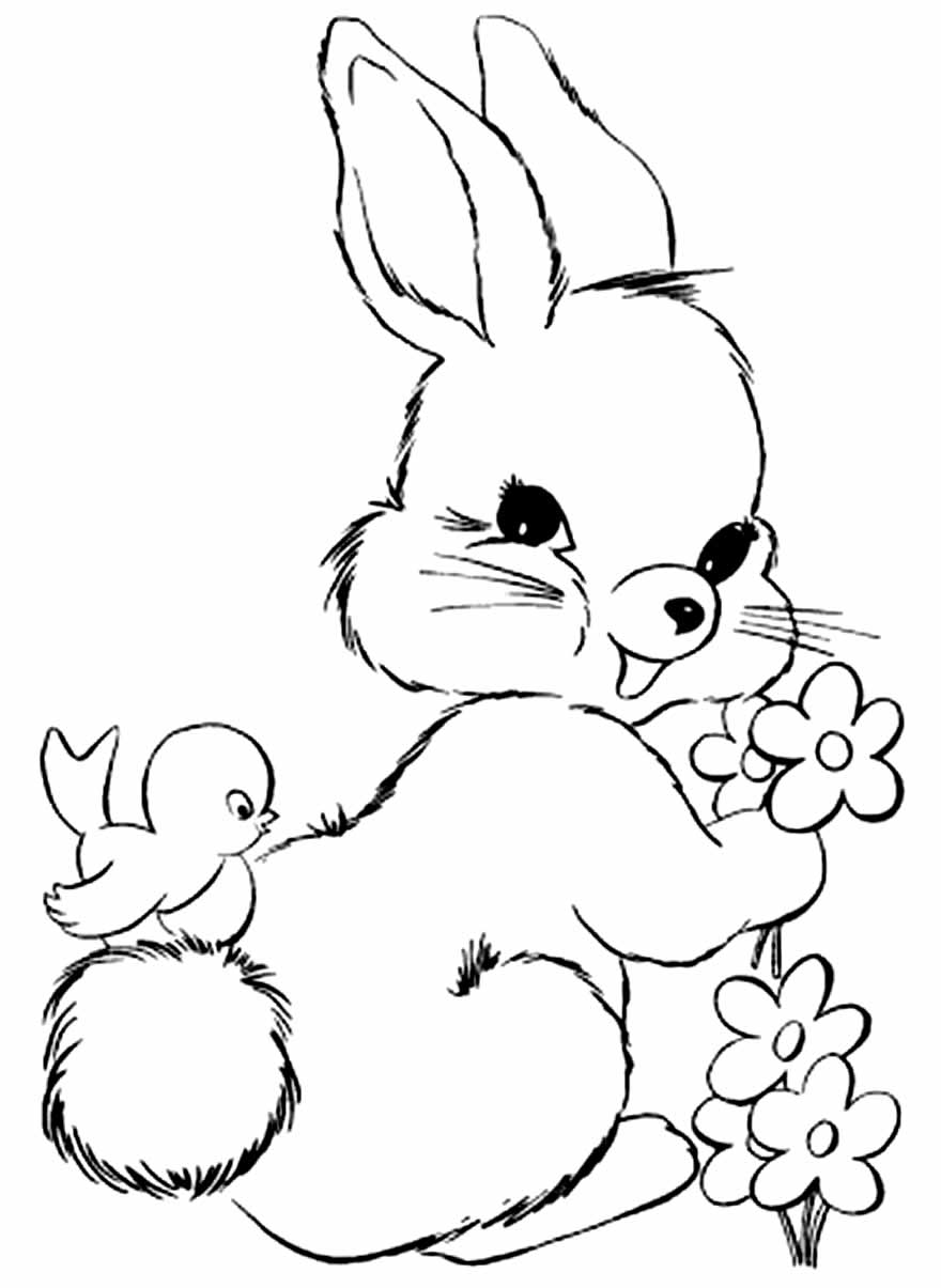 Dessin animé de lapin de Pâques