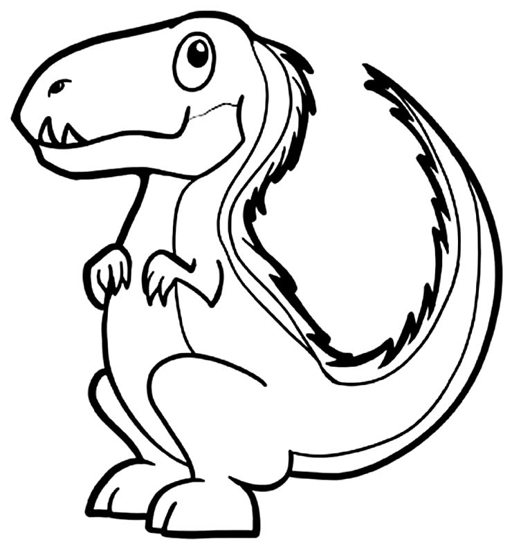 Coloriage de T-Rex