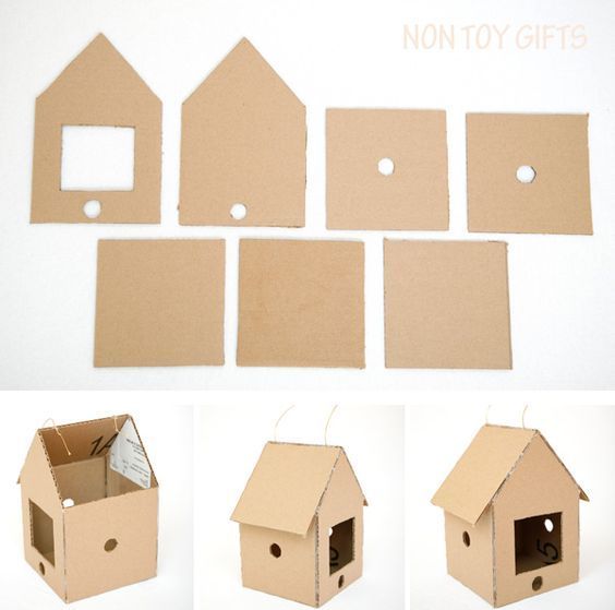 comment faire des maisons en carton