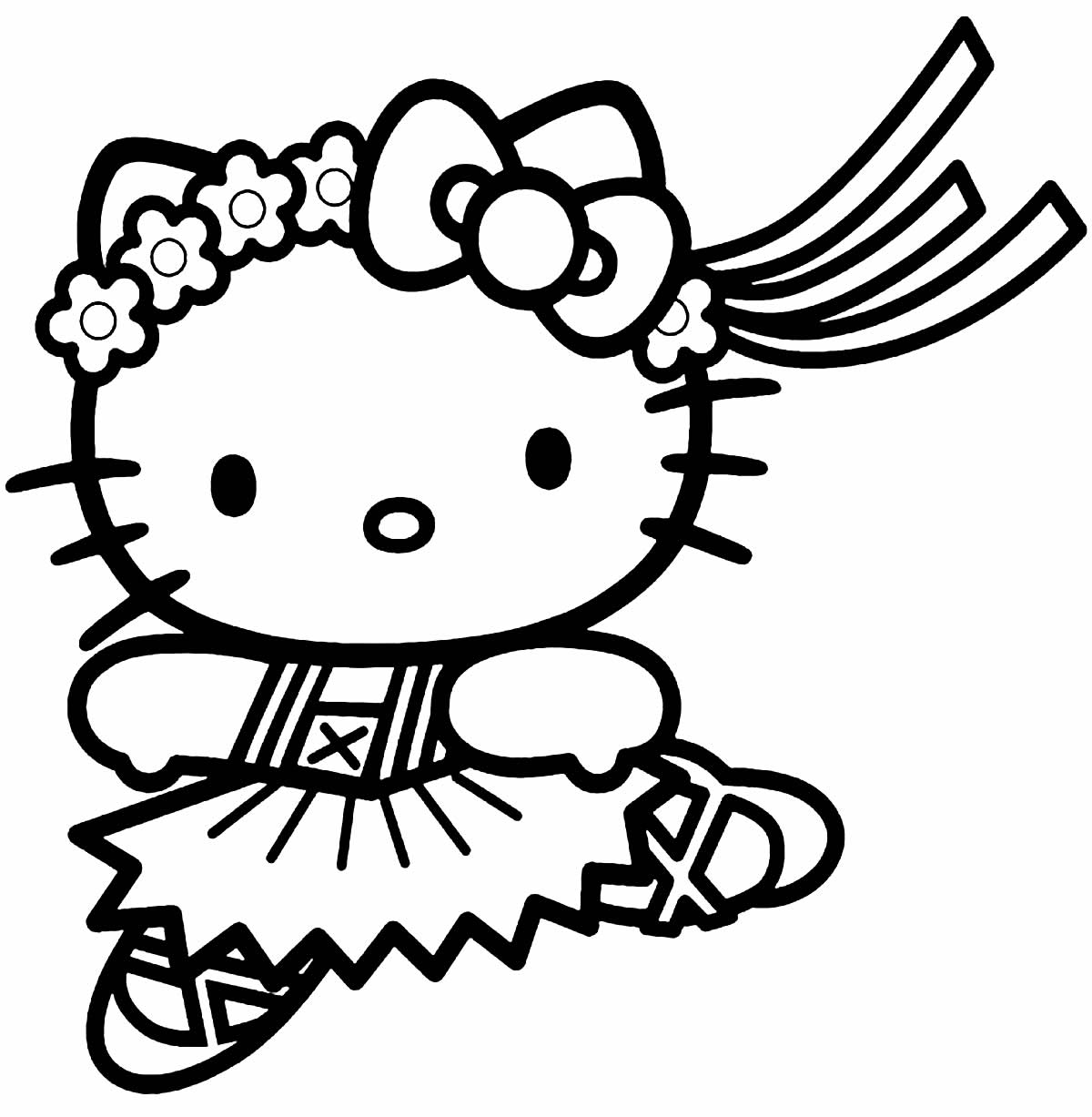 Coloriage Hello Kitty