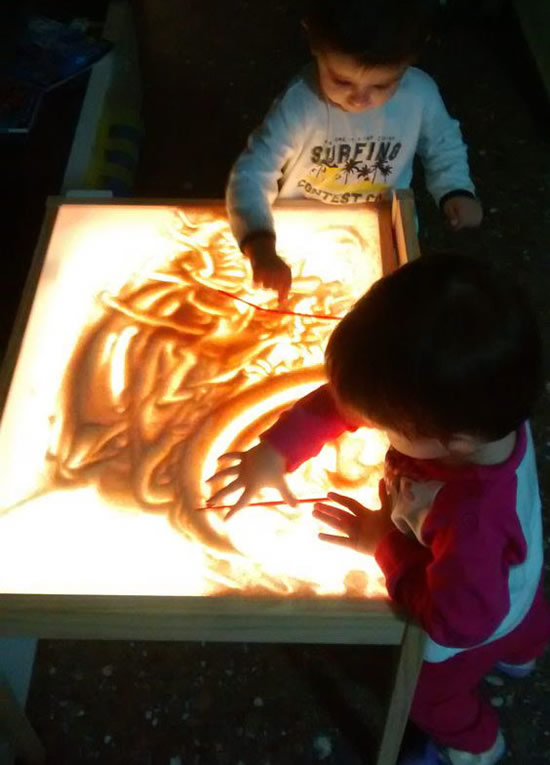 comment créer une lightbox pour les enfants dessiner et écrire