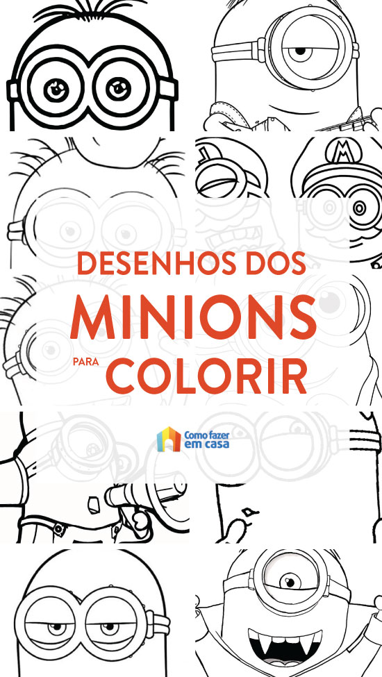 Coloriages de Minions à colorier et peindre