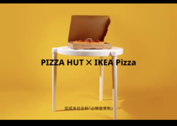 Ikea et Pizza Hut unissent leurs forces pour concevoir la table Säva