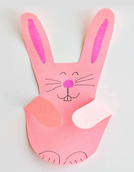 Paper Bunny - Activité à faire avec les enfants