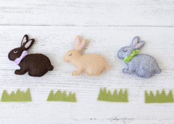 DIY: rendez votre maison heureuse avec ces lapins en feutre