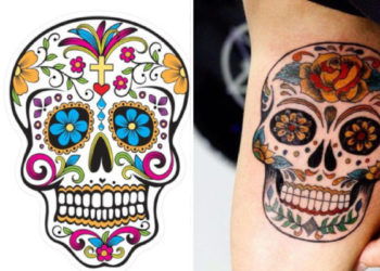 Crâne mexicain à colorier | Comment faire à la maison Impression et couleur