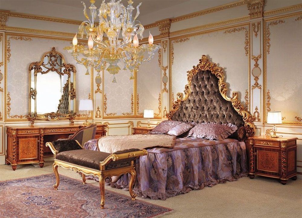 Idées f4 pour la décoration de chambre de style roi français dans votre maison de campagne