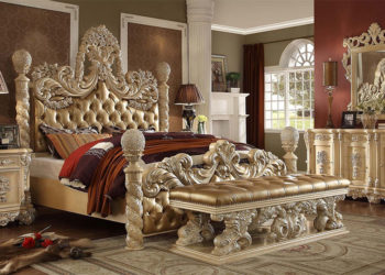 Idées de décoration de chambre à coucher de style roi français dans votre maison de campagne