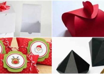 Moules faciles pour fabriquer des boîtes en papier