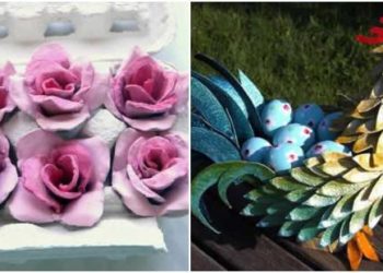 10 artisanat avec boîte d’oeufs pour la décoration
