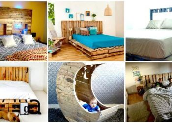 11 idées de cadre de lit de palette bricolage avec des plans étape par étape