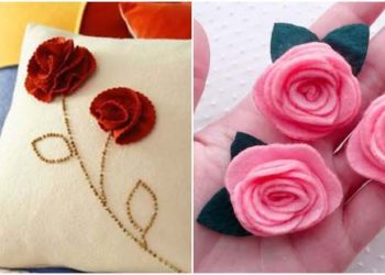 Comment faire des fleurs en feutre pour la décoration
