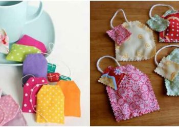 Comment faire un sachet de thé avec du tissu