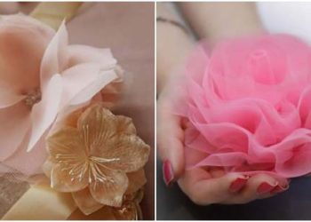 La fleur de tulle pas à pas